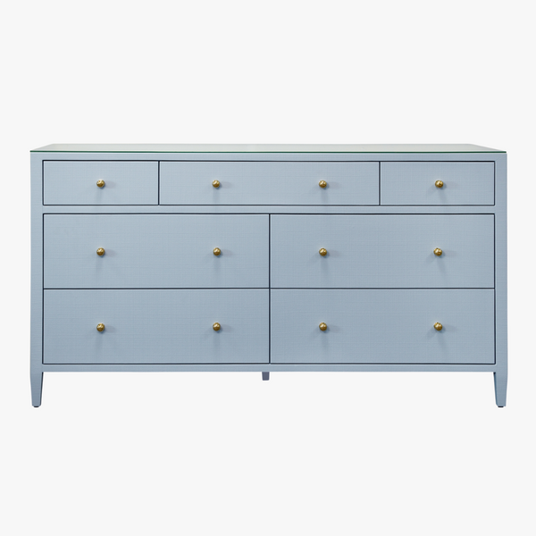 Saxon Light Blue Dresser - Coastal Bedroom Furniture
