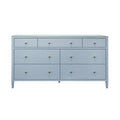 Saxon Light Blue Dresser with brass knobs