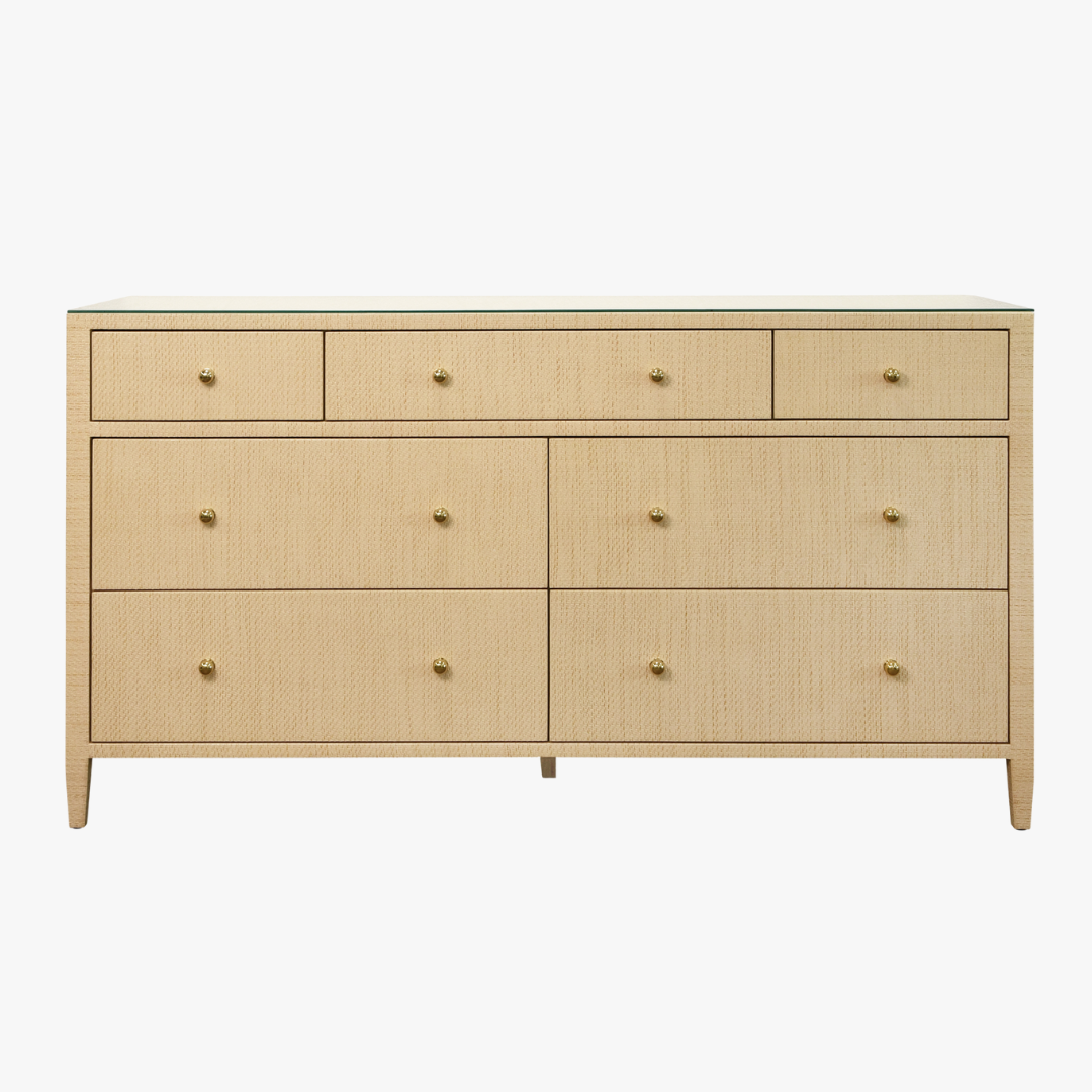 Saxon Natural Grasscloth Dresser by Dear Keaton