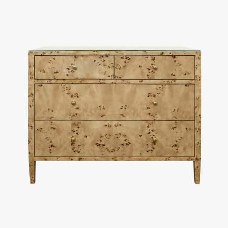 Saxon  Wood Burl  Chest