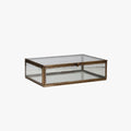 Scalloped Edge Glass Trinket Display Box