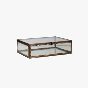 Scalloped Edge Glass Display Box