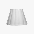 Scalloped White Wall Sconce