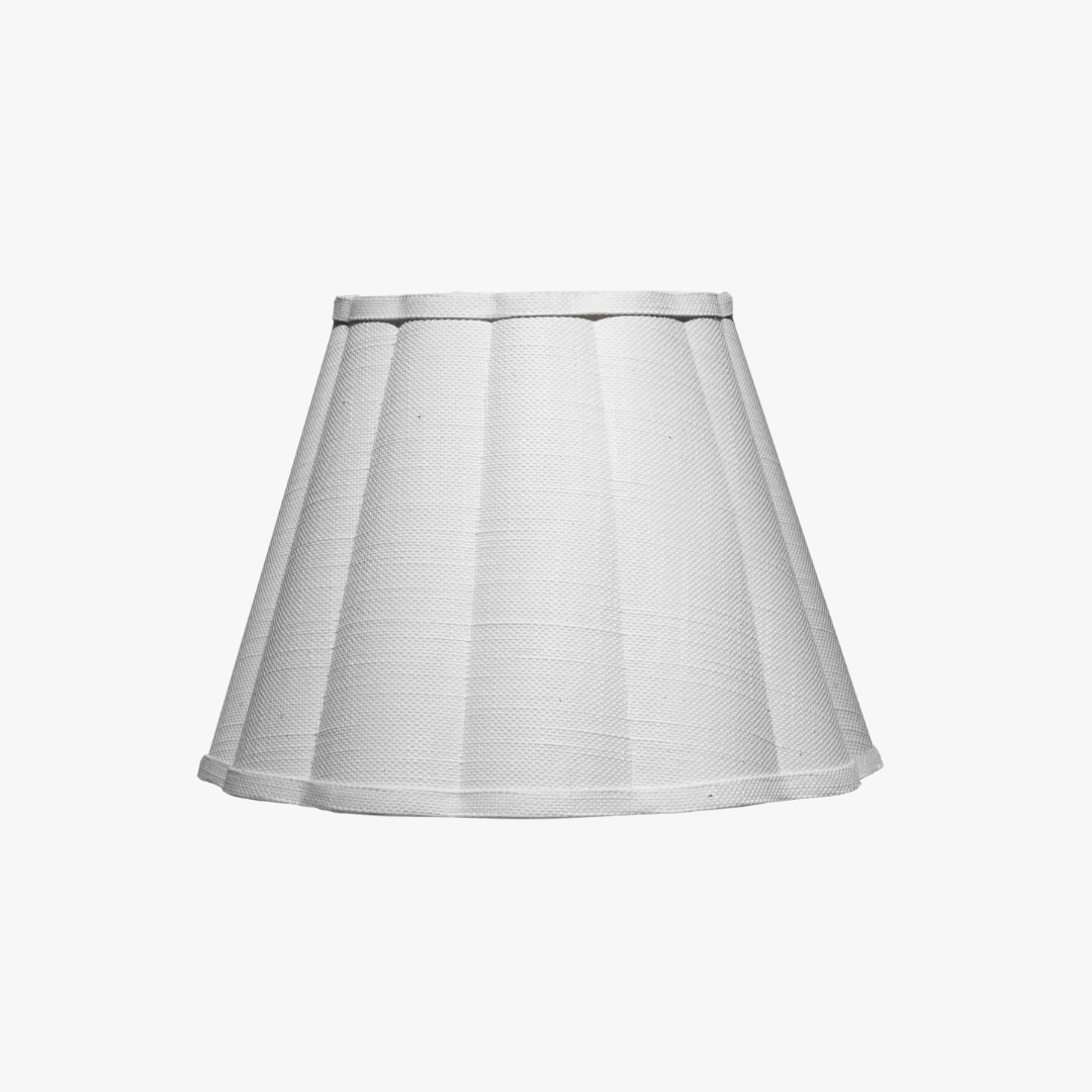 Scalloped White Wall Sconce