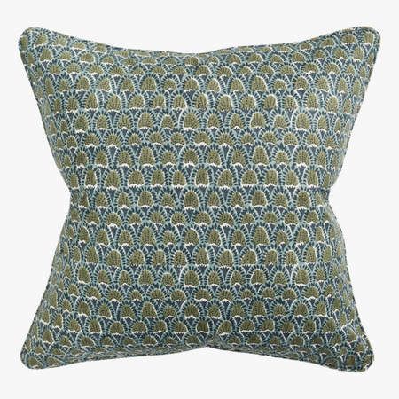Scopello Slate Block Print Pillow Cover