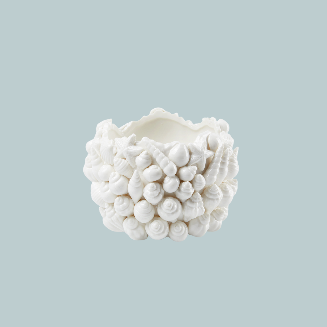 Sea Shell Blanc De Chine Bowl by Dear Keaton