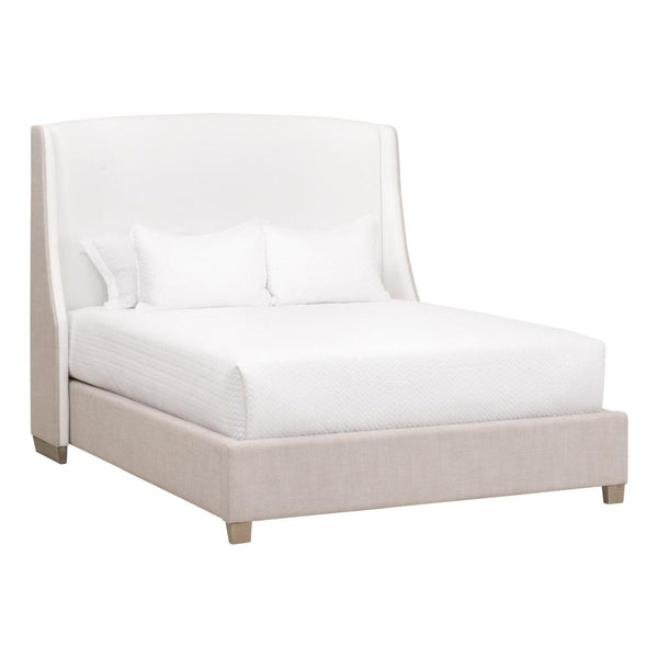 Two Tone Sebastian Upholstered Bed 