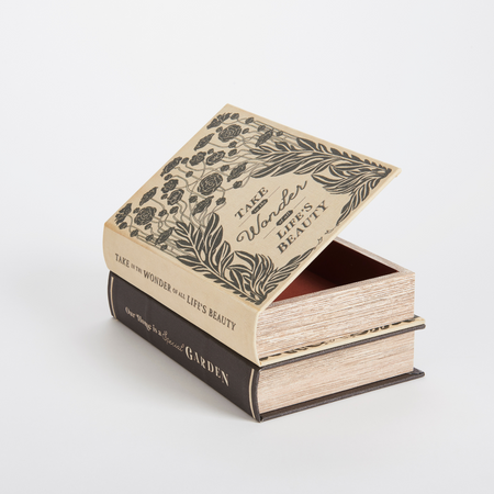 Secret Garden Storage Book Set - remote control box