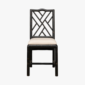 Set of Two Crosby Black Side Chairs