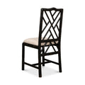 Set of Two Crosby Black Side Chairs angle view