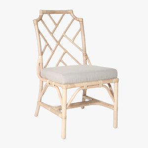 Set of Two Custom Color Chippendale Side Chairs
