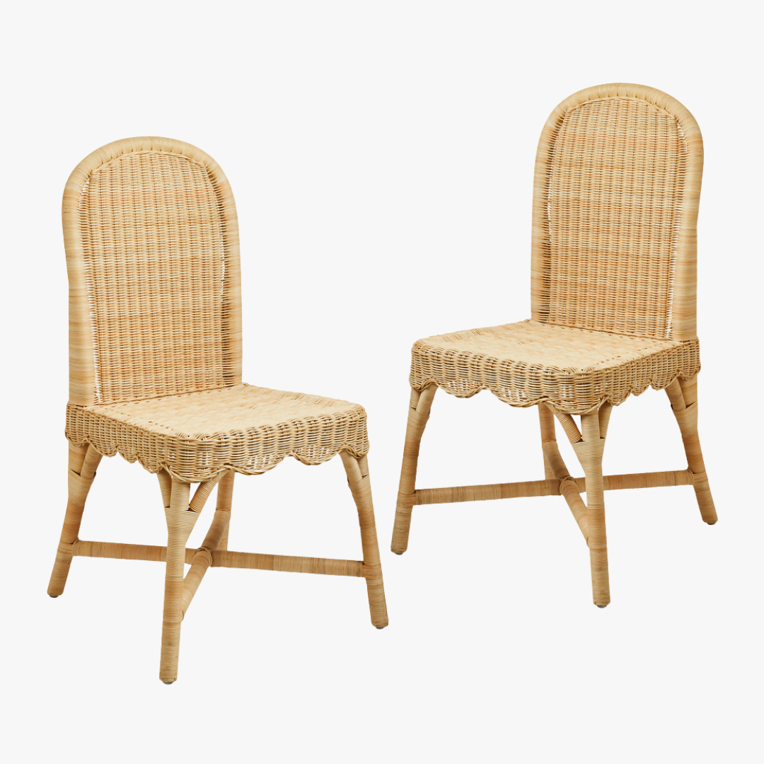Set of Two Linton Side Chairs - designer Amanda Lindroth