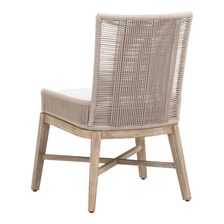 Set of Two Oasis Woven Rope Dining Chairs - Back Detail