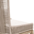 Set of Two Oasis Woven Rope Dining Chairs - Seatback details