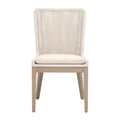 Set of Two Sullivan Mesh Rope Teak Outdoor Chairs