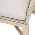 Set of Two Turin Teak Outdoor Dining Chairs - cushion details