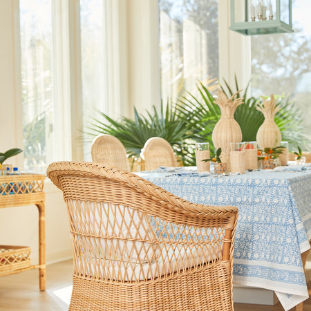 Set of Two Worth Wicker Arm Chairs - Amanda Lindroth interiors