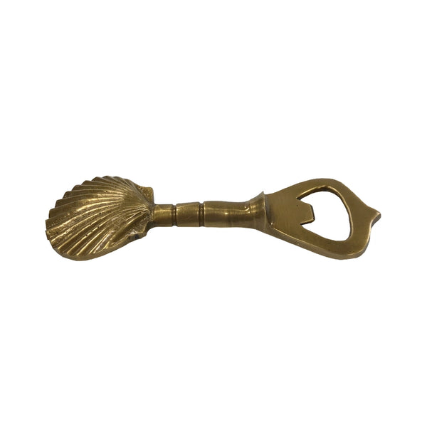 Shell Brass Bottle Opener