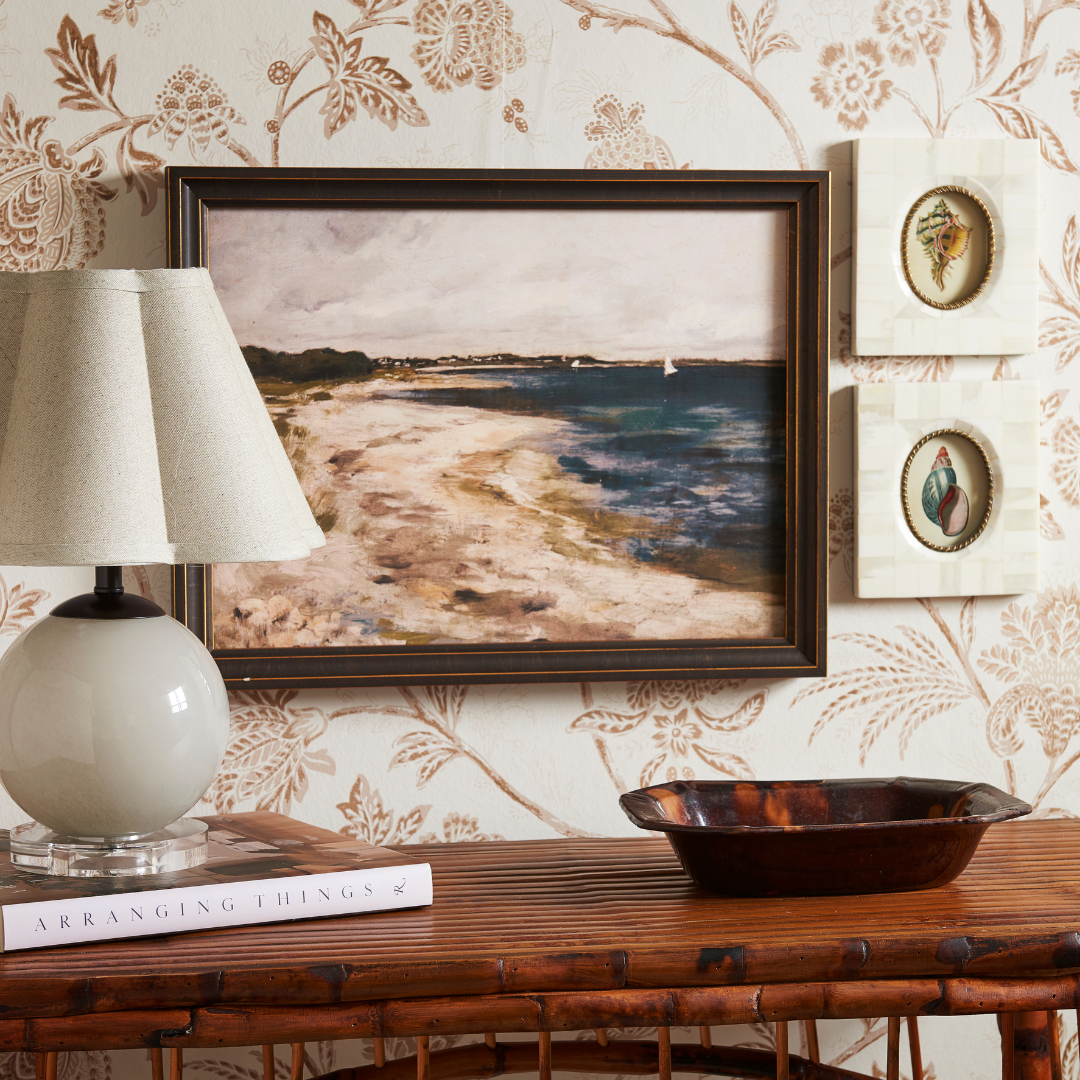 Shell Prints in Bone Frames from Dear Keaton