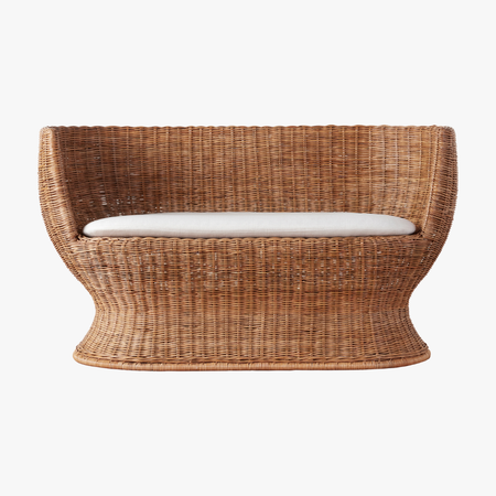 Siena Woven Rattan Settee