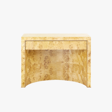 Silas Burl Wood Side Table