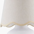 Skyler Mini Lamp scalloped shade closeup