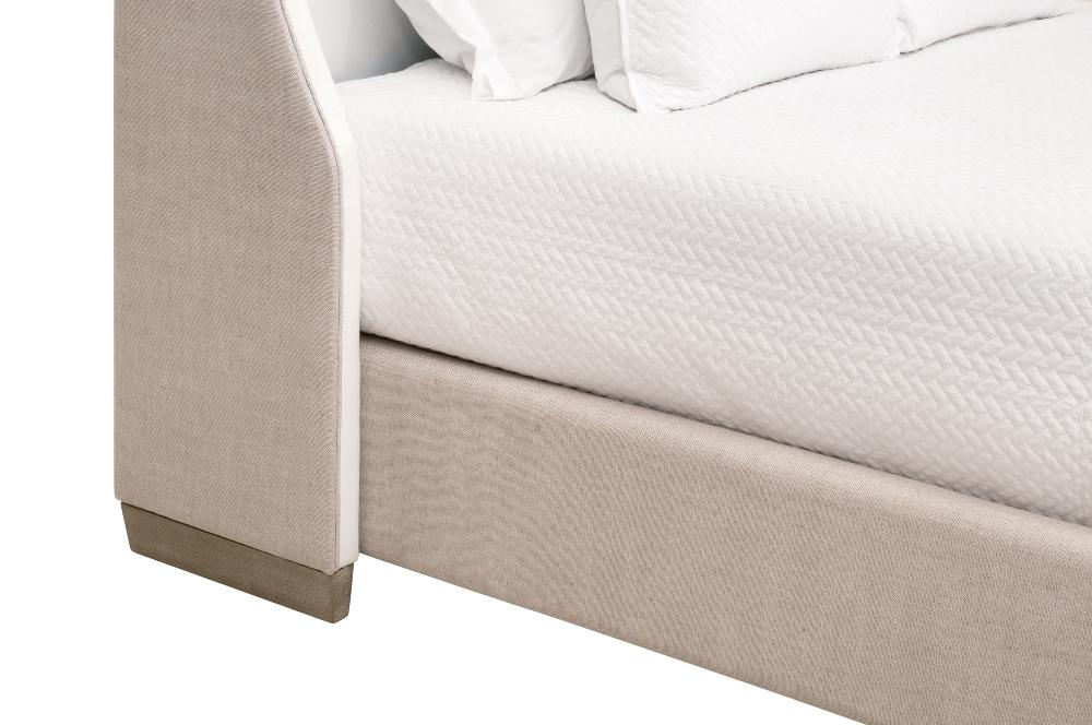 Sebastian Upholstered Bed Sideboard and Wings