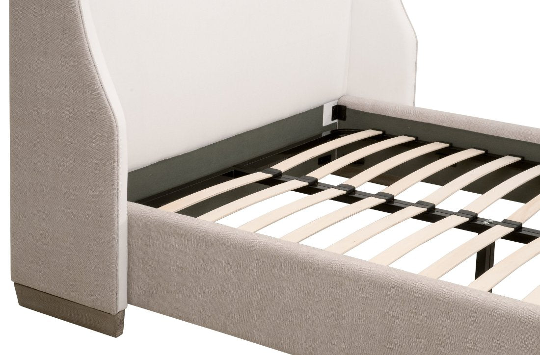 Two Tone Sebastian Upholstered Bed Slats