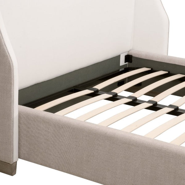 Two Tone Sebastian Upholstered Bed Slats