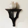 Small Oliver Black Wood Wall Bracket