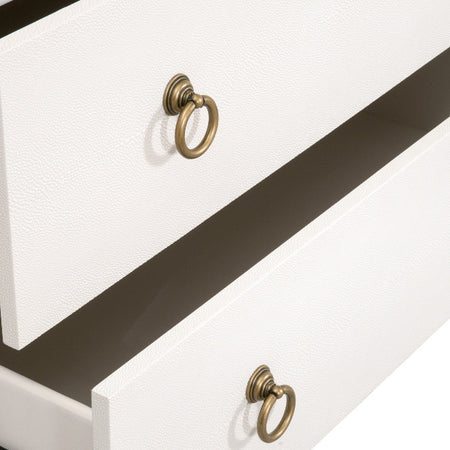 Smith Pearl Shagreen Dresser Closeup