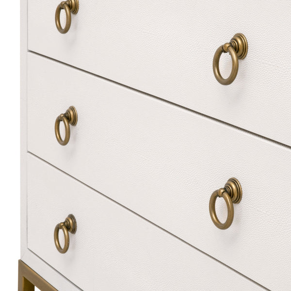 Smith Pearl Shagreen Nightstand Hardware Details