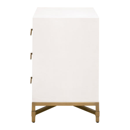 Smith Pearl Shagreen Nightstand Side View