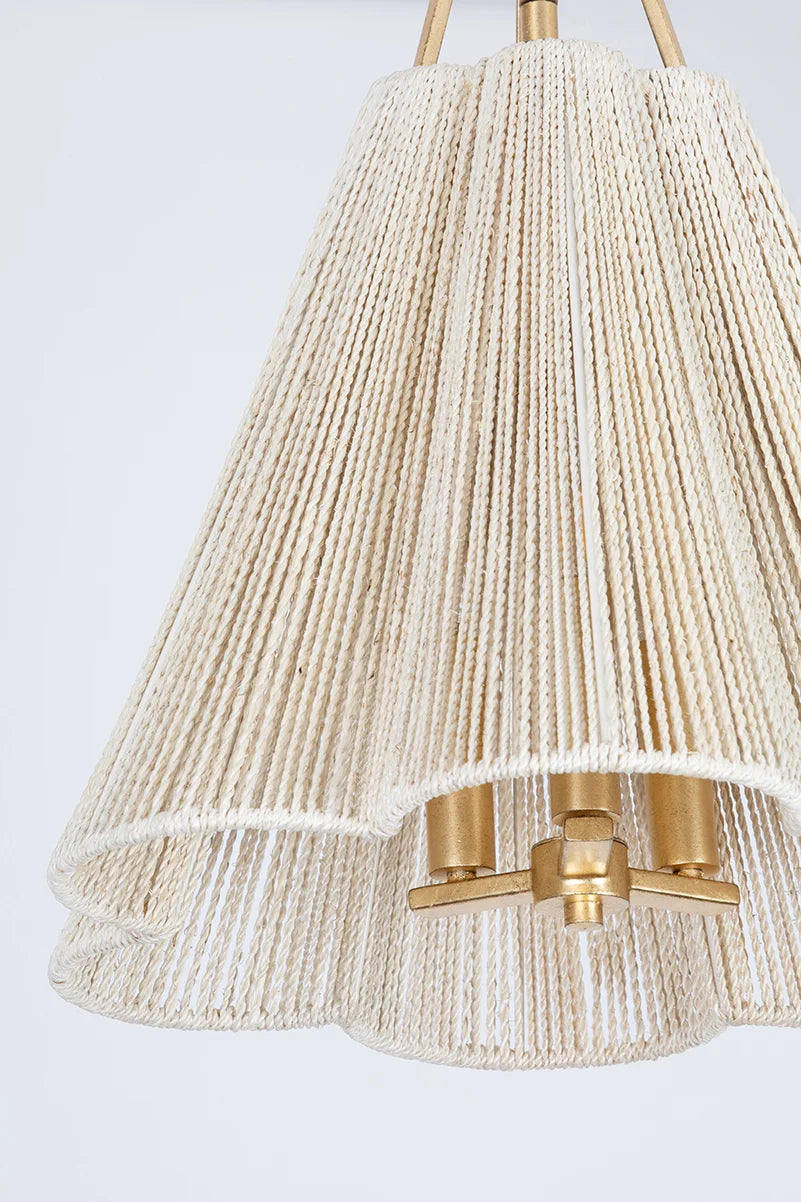 Sonoma Abaca Rope Pendant Close up Details