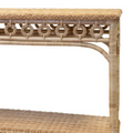 Sorrento Console Table Wicker Closeup