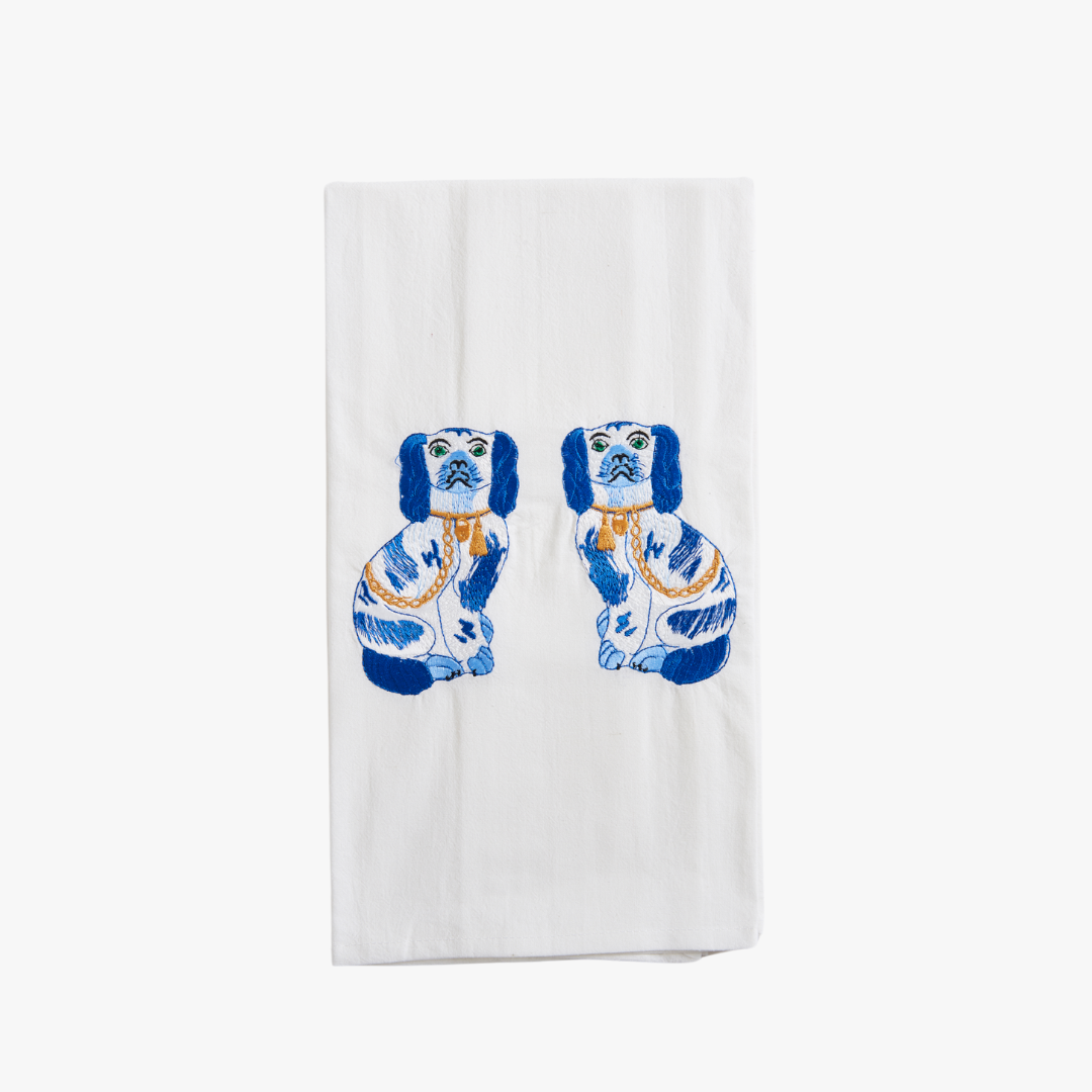Staffordshire Dogs Hand Towel