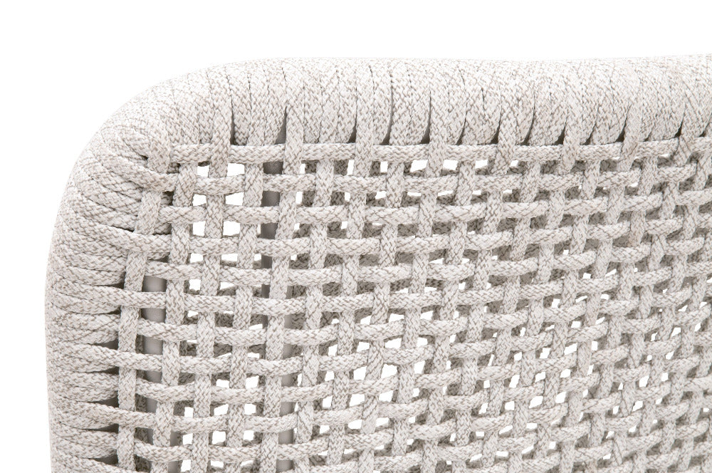 Sullivan Counter Stool - white speckle woven rope