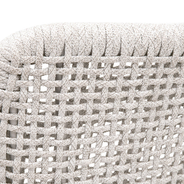 Sullivan Counter Stool - white speckle woven rope