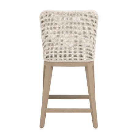 Sullivan Outdoor Counter Stool woven rope back