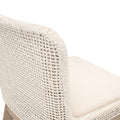 Sullivan Outdoor Counter Stool woven rope back closeup