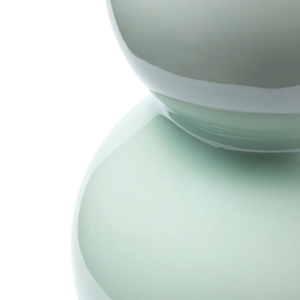 Sylvie Celadon Lamp glaze closeup