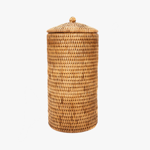 Tall Round Tissue Storage Basket