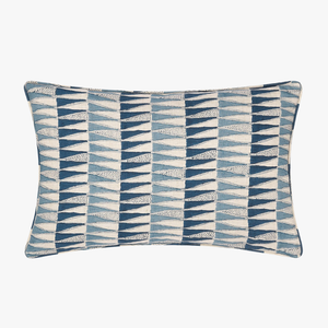Tangier Denim Lumbar Pillow Cover