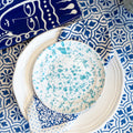 Taverna Turquoise Speckled Plate - Italian Splatterware