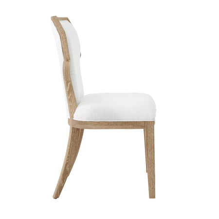 Telfair Cerused Oak Dining Chair side view