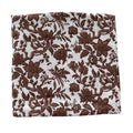 Tobacco Toile Table Cloth - floral vine block print