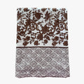 Tobacco Toile Table Cloth with border