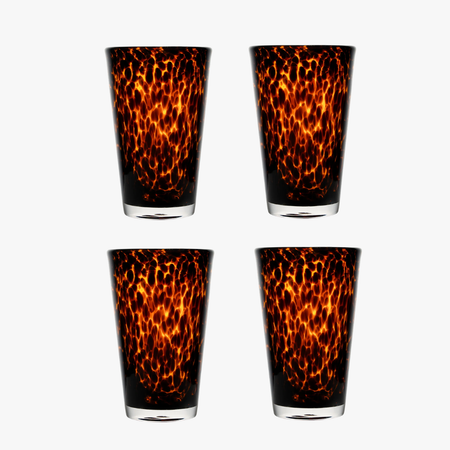 Torcello Tortoise Highball Glass Set