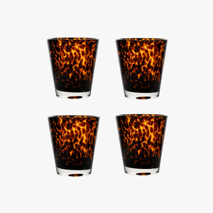 Torcello Tortoise Tumbler Glass Set