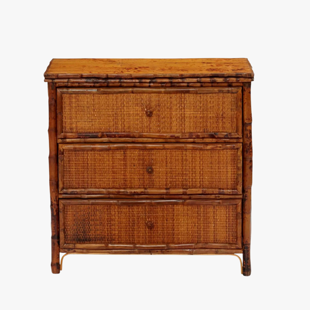 Tortoise Bamboo Bachelor Chest by Dear Keaton